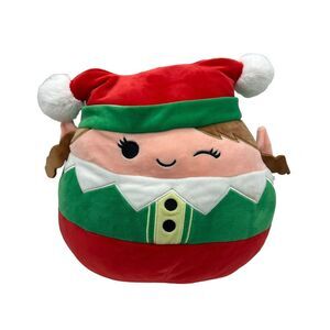 12" Emmeline Elf Squishmallow‎ Christmas Holiday
